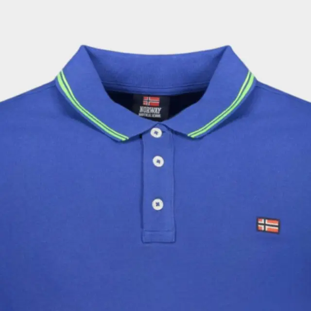 Norway Nautical School - Ανδρικό T-shirt Κοντομάνικο Polo 838862-BLUETT Μπλε - 2XL 3