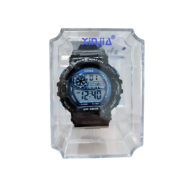 Ψηφιακό ρολόι χειρός - XJ-892 - 115164 - Black/Light Blue