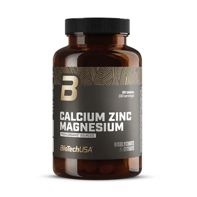 BioTechUSA Calcium Zinc Magnesium from organic sources 90 tbl (19100010000)