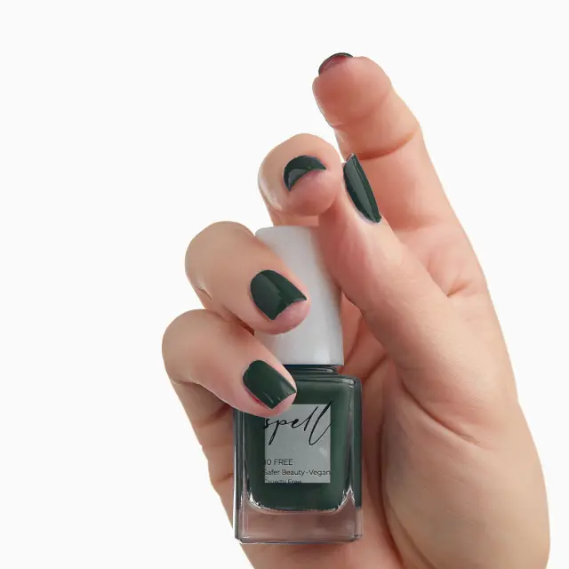 Spell Cosmetics Βερνίκι Νυχιών Νο.90 Σκούρο λαδί 11ml 3