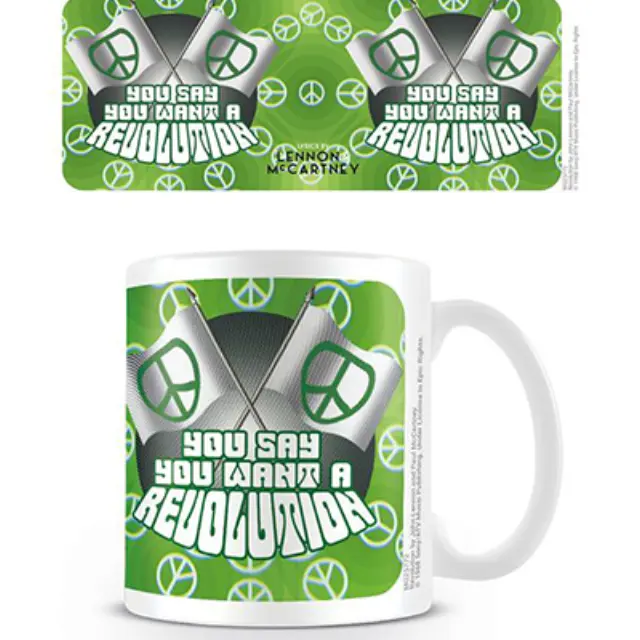 Pyramid LENNON + MCCARTNEY Ceramic Mug - 315 ml - Revolution Flags