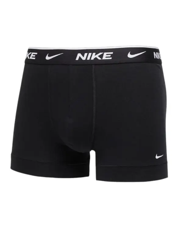 Nike - Ανδρικά Μποξεράκια Essential Cotton Stretch Trunk 3-Pack NQ00KE1284-001 Μαύρο 3