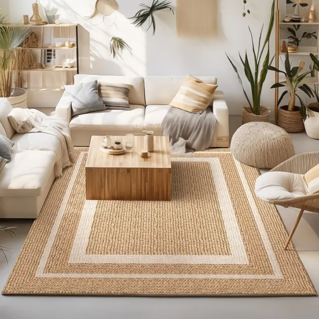 Beauty Home Χαλί Tropic Art 9138 133x190 Μπεζ,Λευκό 3