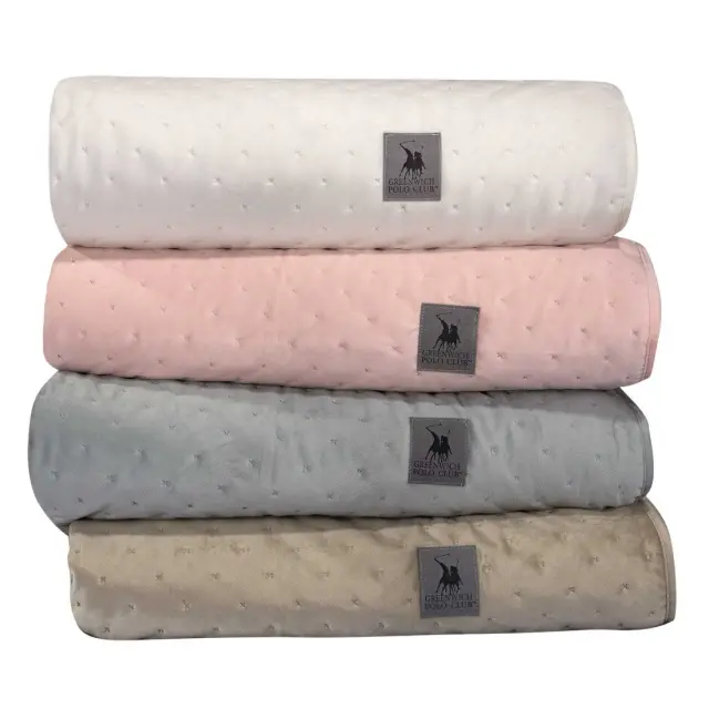 Κουβερλί 240Χ250 King Size Classic Greenwich Polo Club 3431 Ροζ 100% Microfiber 3