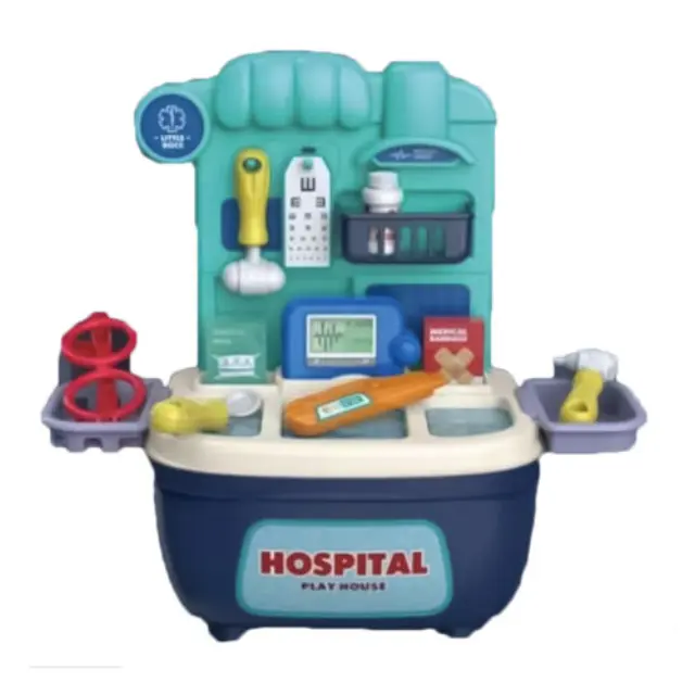 Σετ Παιδικός Πάγκος Ιατρικής MedKit Hospital Πολύχρωμο Πλαστικό για 3+ 17Q08 039321