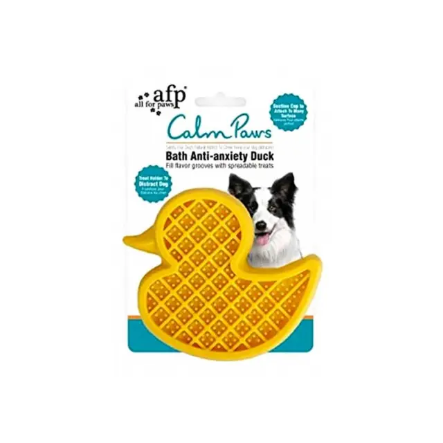 AFP Παιχνίδι Μπάνιου Bath Anti Anxiety Duck (11,5x10,5x2,5 cm) 2.5x11.5x10.5cm Μονόχρωμο