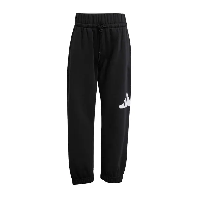 adidas Sportswear Kids Big Logo Fleece Full-Zip Hoodie Tracksuit Set Μαύρο - Γκρι JM0880 (adidas Sportswear) 2