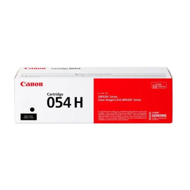 Canon 054H Γνήσιο Toner Laser Εκτυπωτή Μαύρο High Capacity 3100 Σελίδων (3028C002)