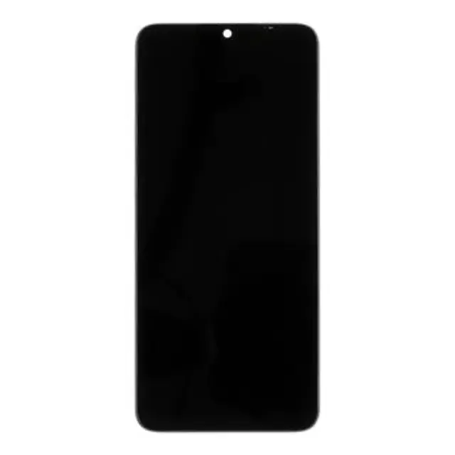 LCD Display + Touch Unit + Front Cover for Xiaomi Redmi 12C Black (Service Pack)