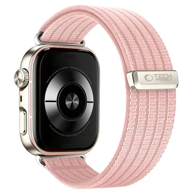 Tech-Protect® Nylon Λουράκι για Huawei Watch Fit 3/4/4 Pro/5/5 Pro - Pink 3