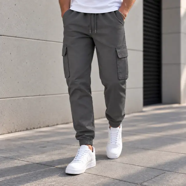 Jogger Cargo Noshame® Ανθρακί - 402636 - XXL
