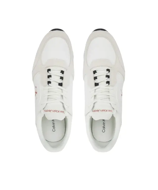 Calvin Klein - Ανδρικά Sneakers Retro Sock Runner Mg YM0YM01152-0LG Λευκό 3