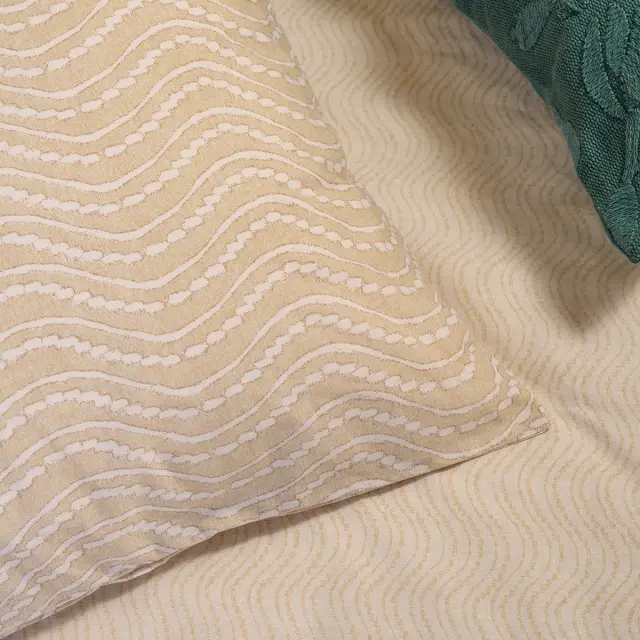 Σετ Σεντόνια 260x270 King Size Ultra Line Melinen Maverick Beige 100% βαμβακερόΧωρίς Λάστιχο 2