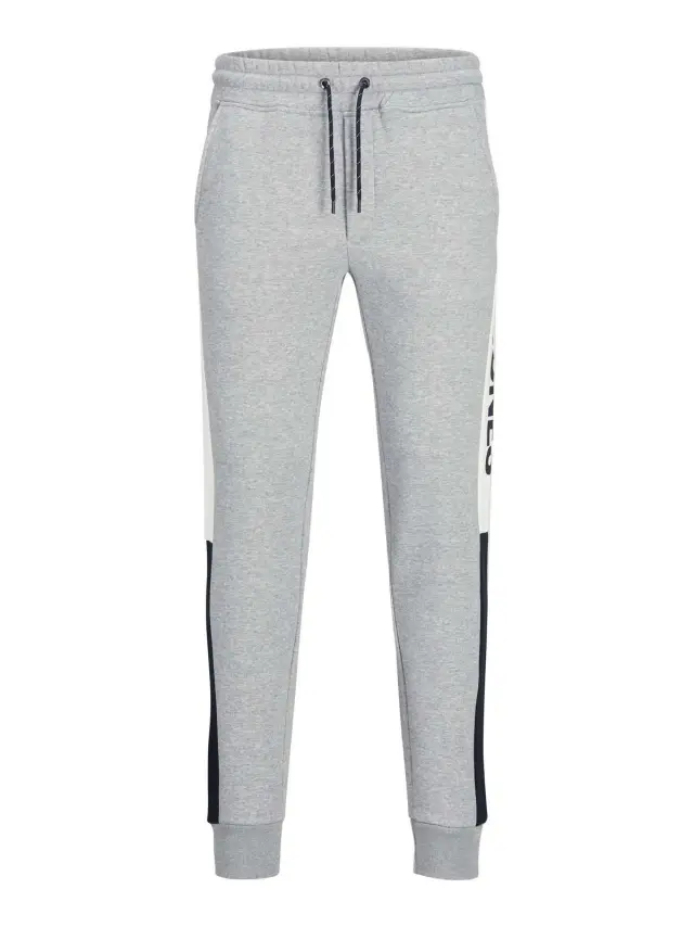JPSTWILL LOGO JJBLOCKING SWT P. VG NOOS Light Grey Melange