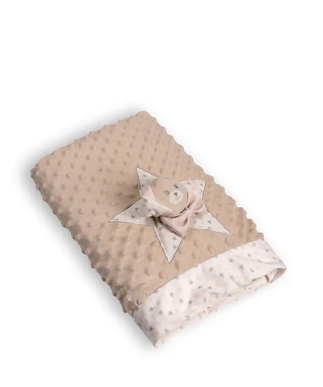 ΒΕΒΕ ΚΟΥΒΕΡΤΑΚΙ FSJ161001J (100cm x 140cm) μπέζ - -
