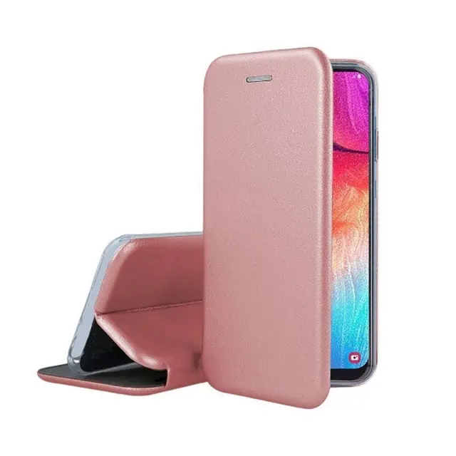 Elegance Smart Magnet Book Case Xiaomi Redmi Note 8 Pro Rose Gold