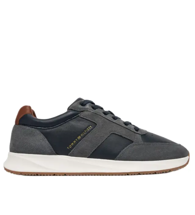 Tommy Hilfiger ανδρικά δερμάτινα sneakers FM0FM06084-1 - 41