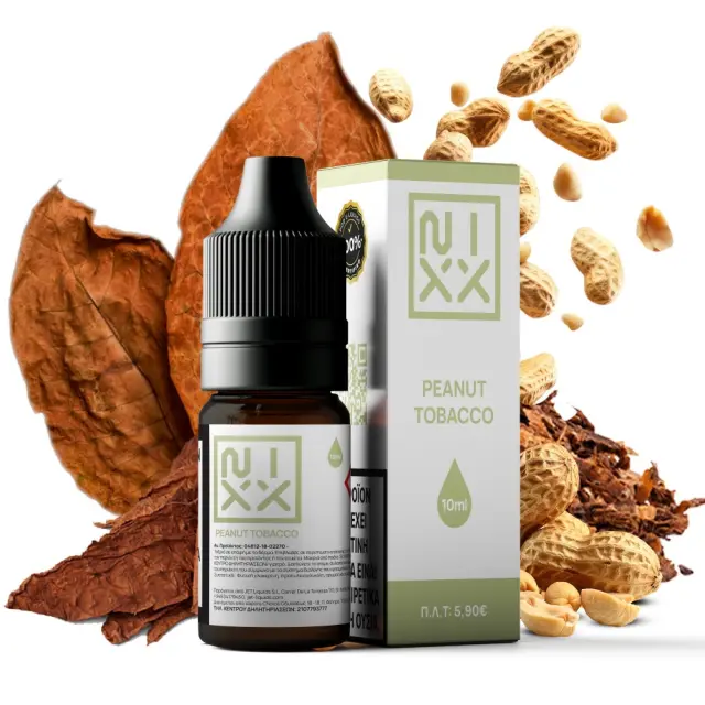 Peanut Tobacco 10ml Hybrid Nic Salt - NIXX 20mg