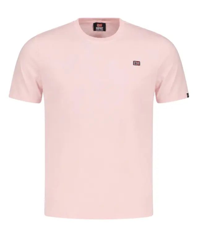 Norway Nautical School - Ανδρικό T-shirt Κοντομάνικο 836010-PINK Ροζ