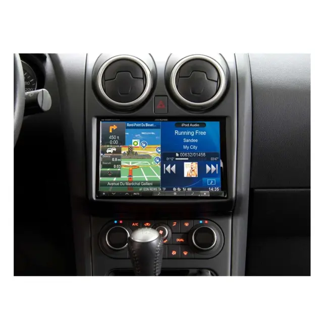 Οθόνη αυτοκινήτου Nissan Qashqai J10 9″ αφής + Δώρο κάμερα οπισθοπορείας