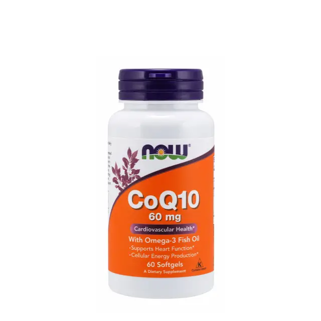 Now Foods CoQ10 60 mg with Omega 3 Fish Oil