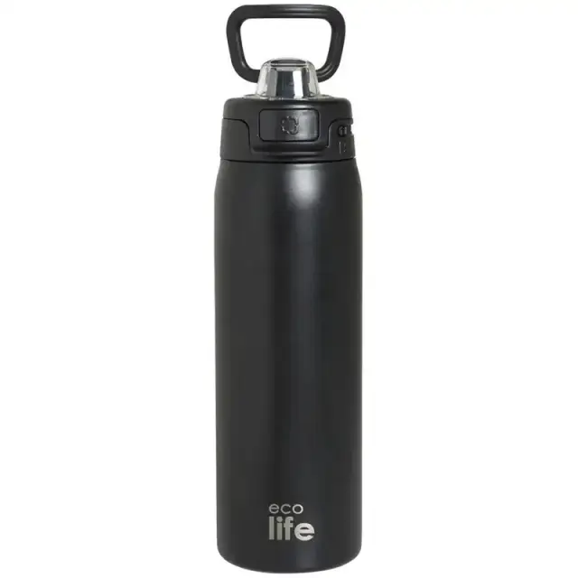 Ecolife® Μπουκάλι Θερμός 650ml- Black.