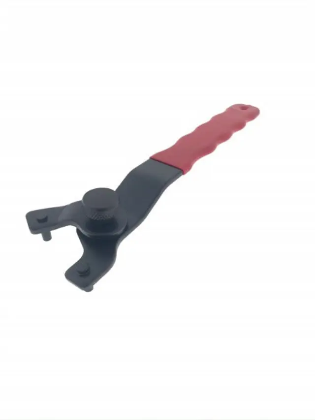 Adjustable pin spanner wrench angle grinder