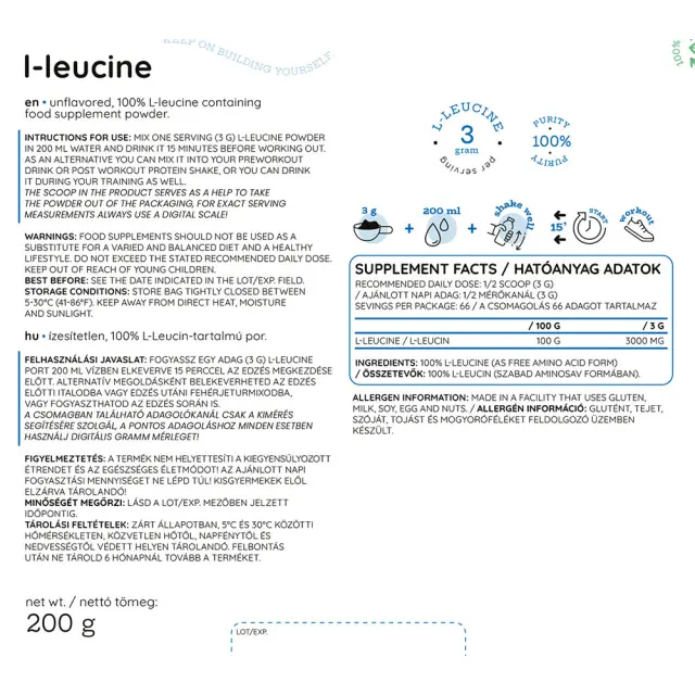 Nutriversum Basic L-Leucine 2