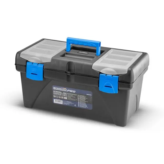 BORMANN Pro BTB3304 - BORMANN Pro BTB3304 Εργαλειοθήκη Χειρός Πλαστική "Fox", Με Ταμπακέρα, 47,8x25,7x23,3cm (054269) 2