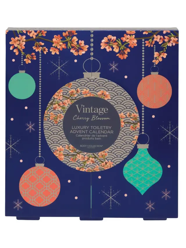 Body Collection Vintage Cherry Blossom Advent Calendar