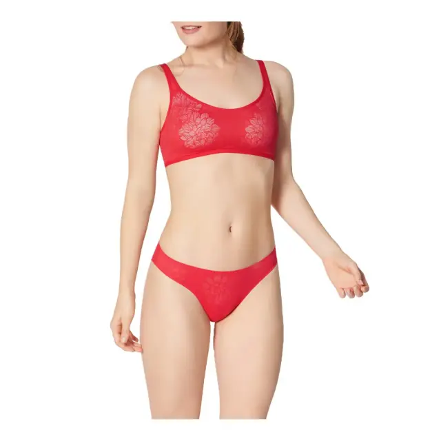 Triumph Γυναικείο Μπουστάκι Fit Smart P, Χρώμα Κόκκινο - M 3
