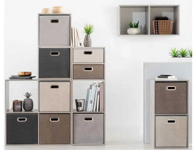 Κουτί Τακτοποίησης 5Five με διαστάσεις 31x31x31cm - Heather beige 138885G 3