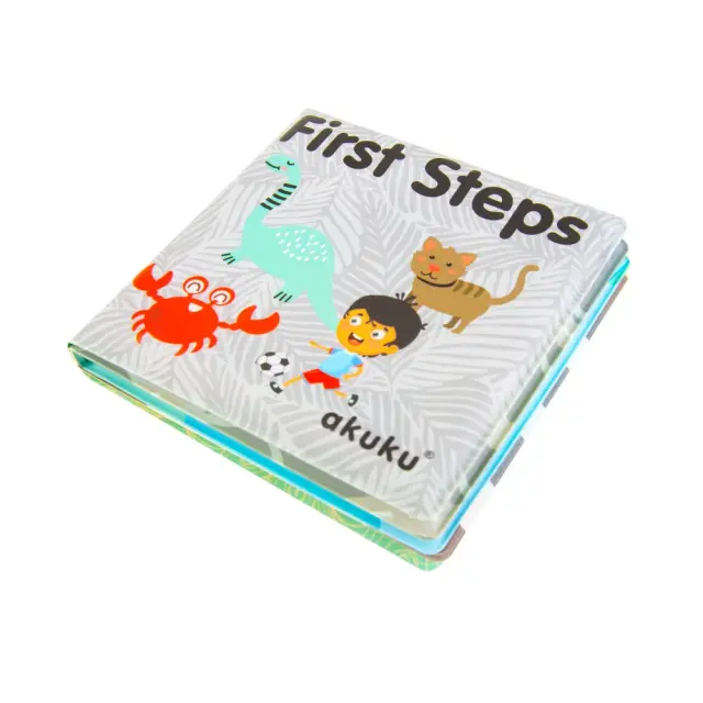 Akuku Μαλακό Βιβλιαράκι Μπάνιου First Steps