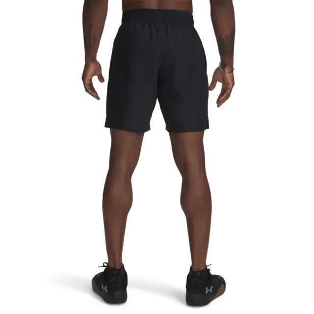 Under Armour Woven Shorts (1383356-006) - Μαύρο-Πορτοκαλί 3