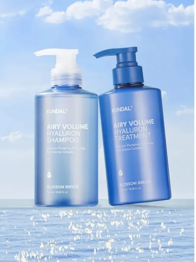 Kundal Hyaluron Airy Volume 300ml set- Σαμπουάν και μαλακτική με υαλουρονικό 2