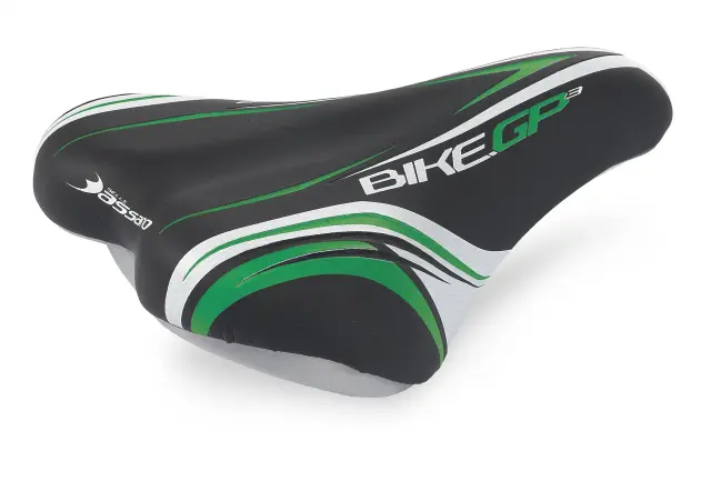 ΣΕΛΛΑ SELLE BASSANO BIKE GP3 - ΜΑΥΡΟ-ΠΡΑΣΙΝΟ