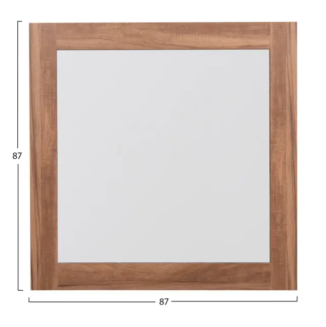 ΚΑΘΡΕΠΤΗΣ TOIXOY ΤΕΤΡΑΓΩΝΟΣ ΣΕΙΡΑ HARRY HM4485.01 ΜΕΛΑΜΙΝΗ ΦΥΣΙΚΟ ΞΥΛΟΥ 87x2(πάχος)x87εκ. - Single Size 2