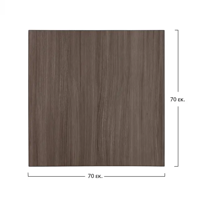 ΕΠΙΦΑΝΕΙΑ ΤΡΑΠΕΖΙΟΥ ΑΠΟ MDF 70Χ70 εκ. FB98438.01 ΣΤΑΧΤΙ ΜΑΥΡΟ 2