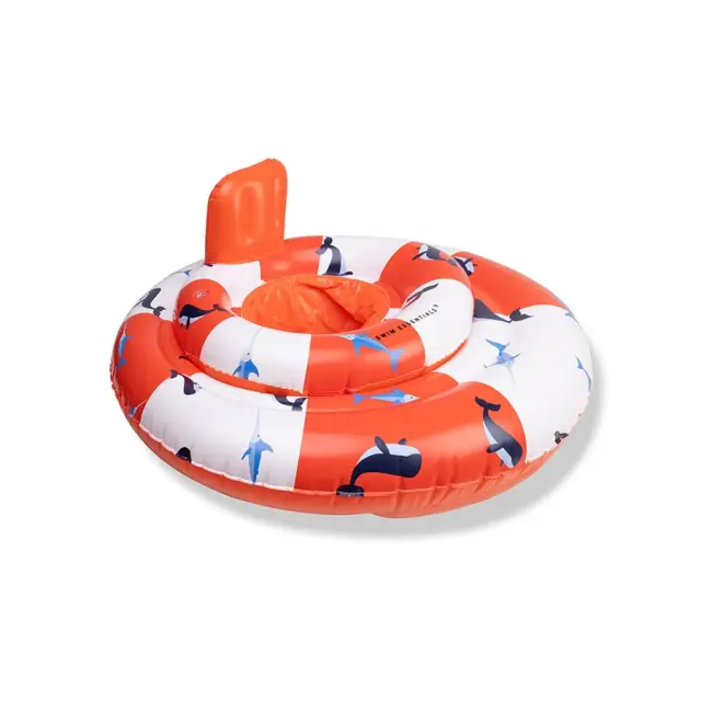 Swim Essentials: Σωσίβιο με Κάθισμα ⌀69εκ. "Red-white Whale Life Boy" (0-1 ετών) 183106