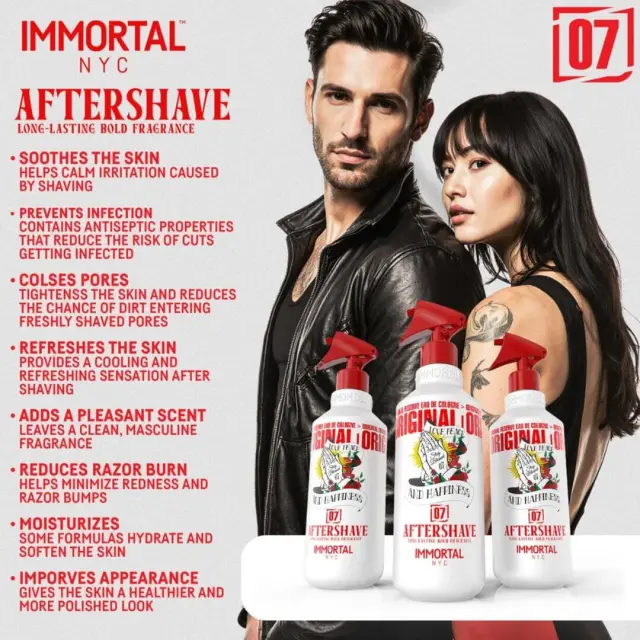Immortal NYC Stay Blessed 07 Aftershave Κολόνια 500ml 2