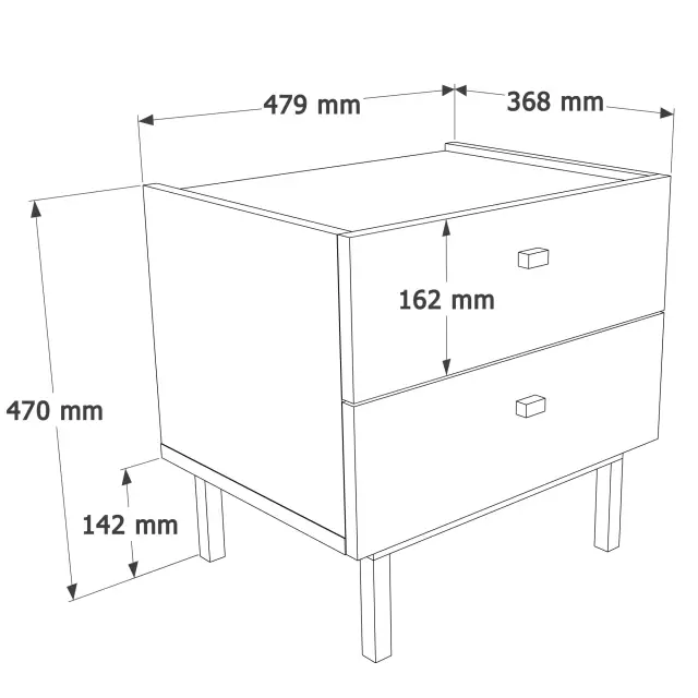 Κομοδίνο FLOOR 2