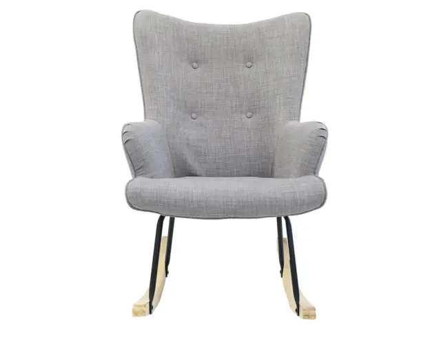 Κουνιστή Πολυθρόνα Helsinki Home Deco Factory με διαστάσεις 65x80x96cm HD6512 3