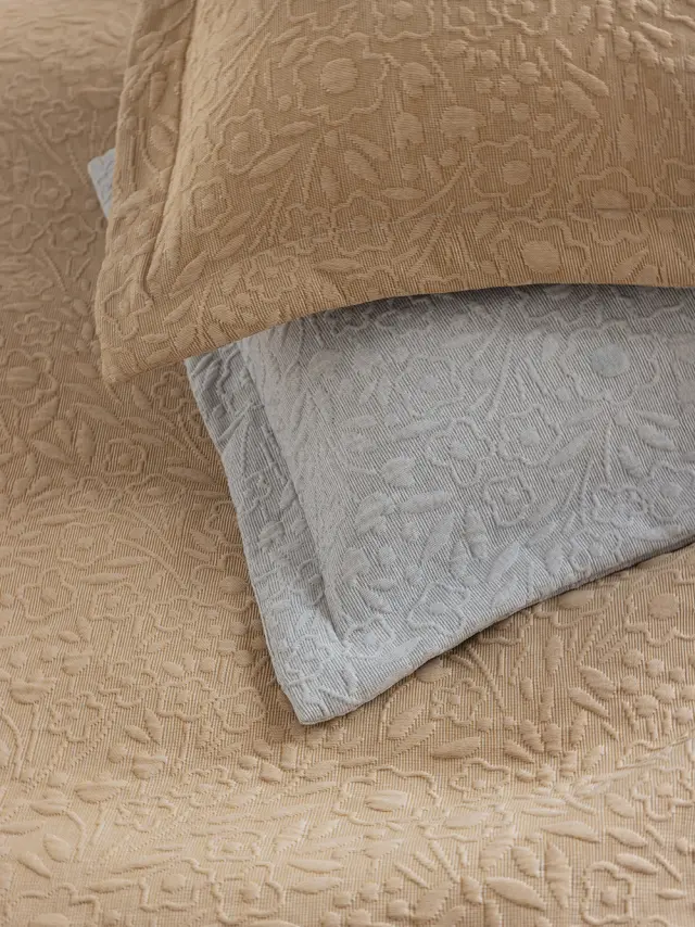 Κουβέρτα 230x260 Υπέρδιπλη Ματλασέ 300gsm Palamaiki Alina 40% Βαμβάκι-60% Πολυέστερ- Grey 2