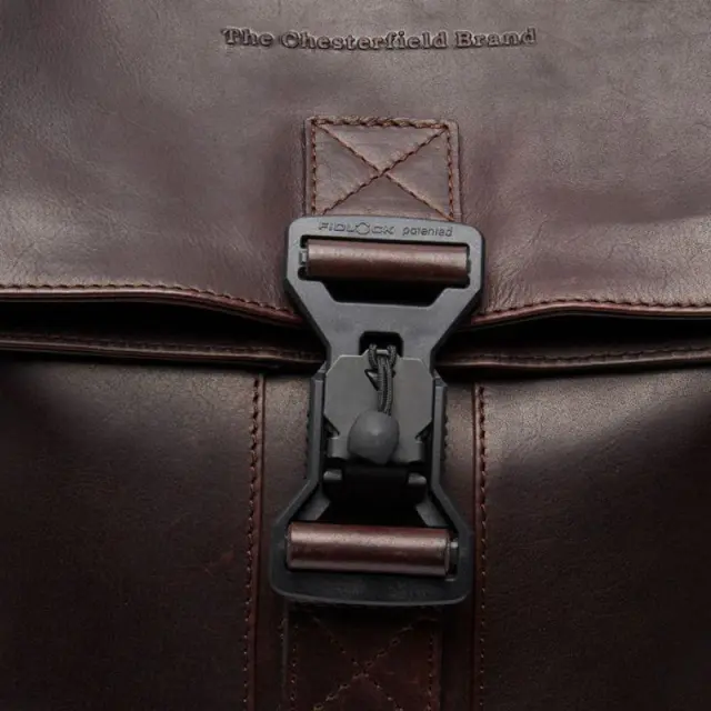 Δερμάτινο Σακίδιο Πλάτης Chesterfield Savona C58.032201 Καφέ - ONESIZE 2