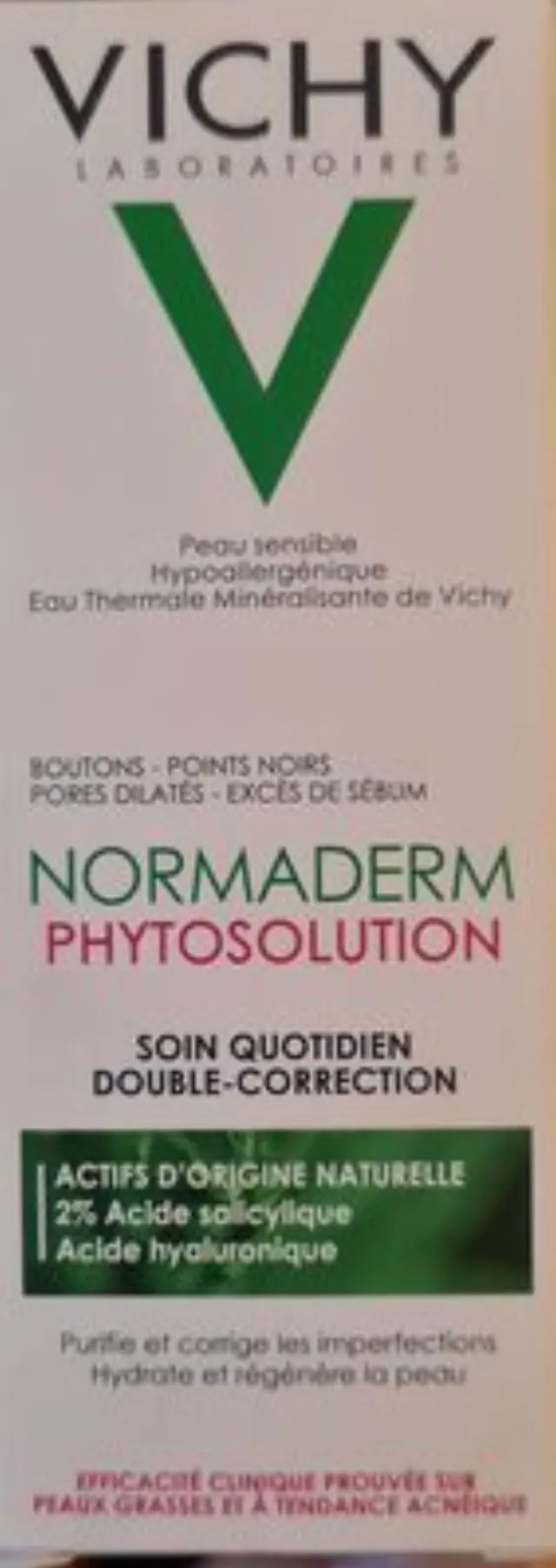 VICHY Normaderm Phytosolution Double-Correction Daily Care Ενυδατική Κρέμα Προσώπου για Ακμή, 50ml