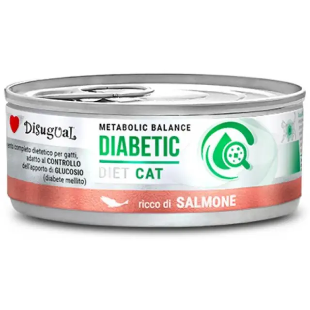 Disugual Diabetic Diet Cat Σολομός 85gr Μονόχρωμο