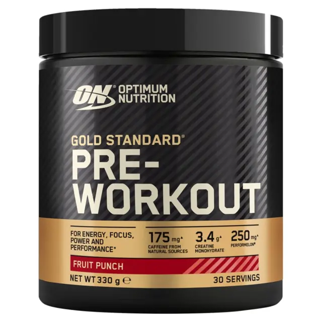 Optimum Nutrition Gold Standard Pre-Workout 330gr Fruit Punch