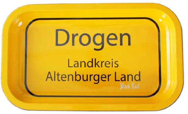 Rolling Tray Δίσκος Drogen Yellow - Small (27x16cm)
