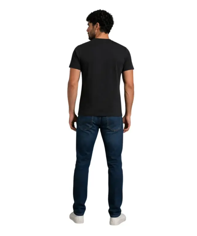 Rifle- Ανδρικό T-shirt RFT002-NERO Μαύρο 2