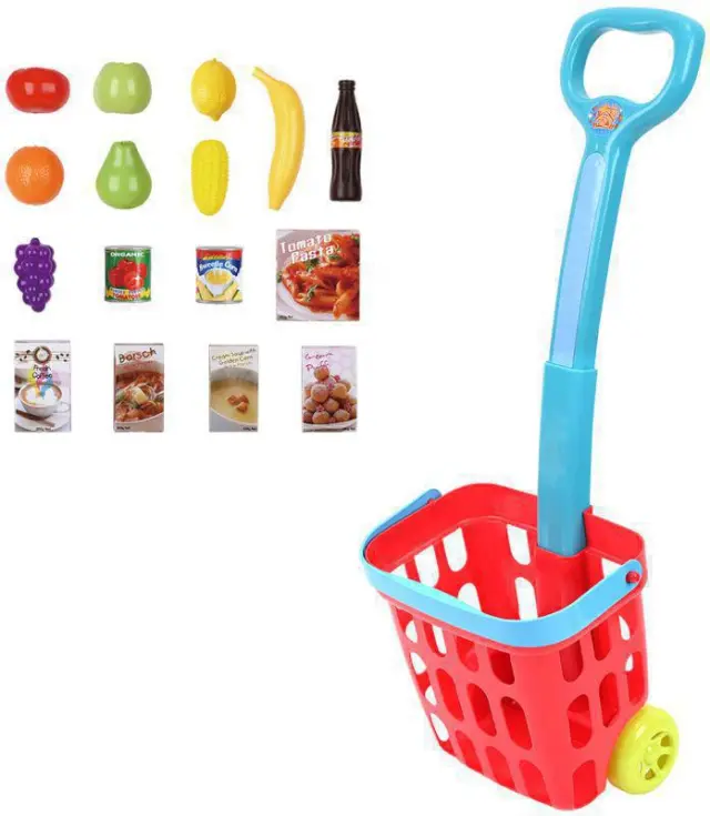 Playgo Καρότσι-Rolling Shopping Basket 17 Τμχ 2